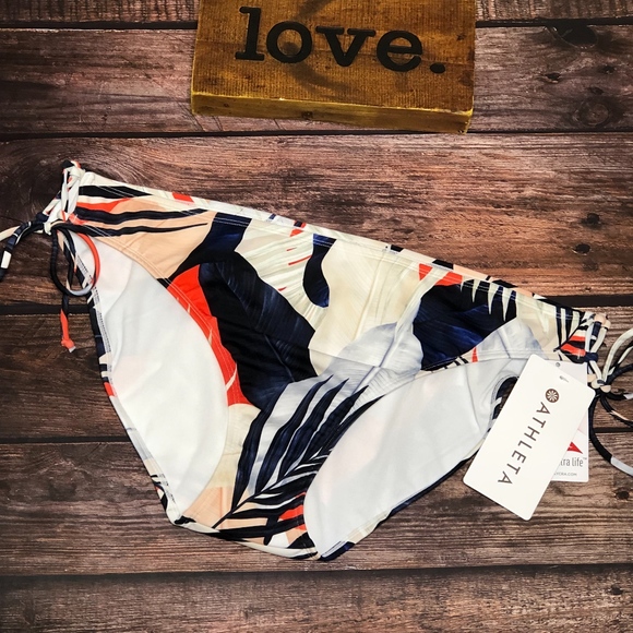 Athleta Other - Athleta Bikini Tahitian Tropical Side Lace Bottom